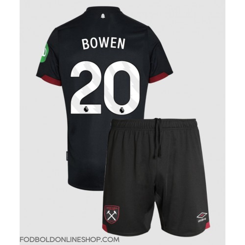 West Ham United Jarrod Bowen #20 Udebane Trøje Børn 2024-25 Kortærmet (+ Korte bukser)